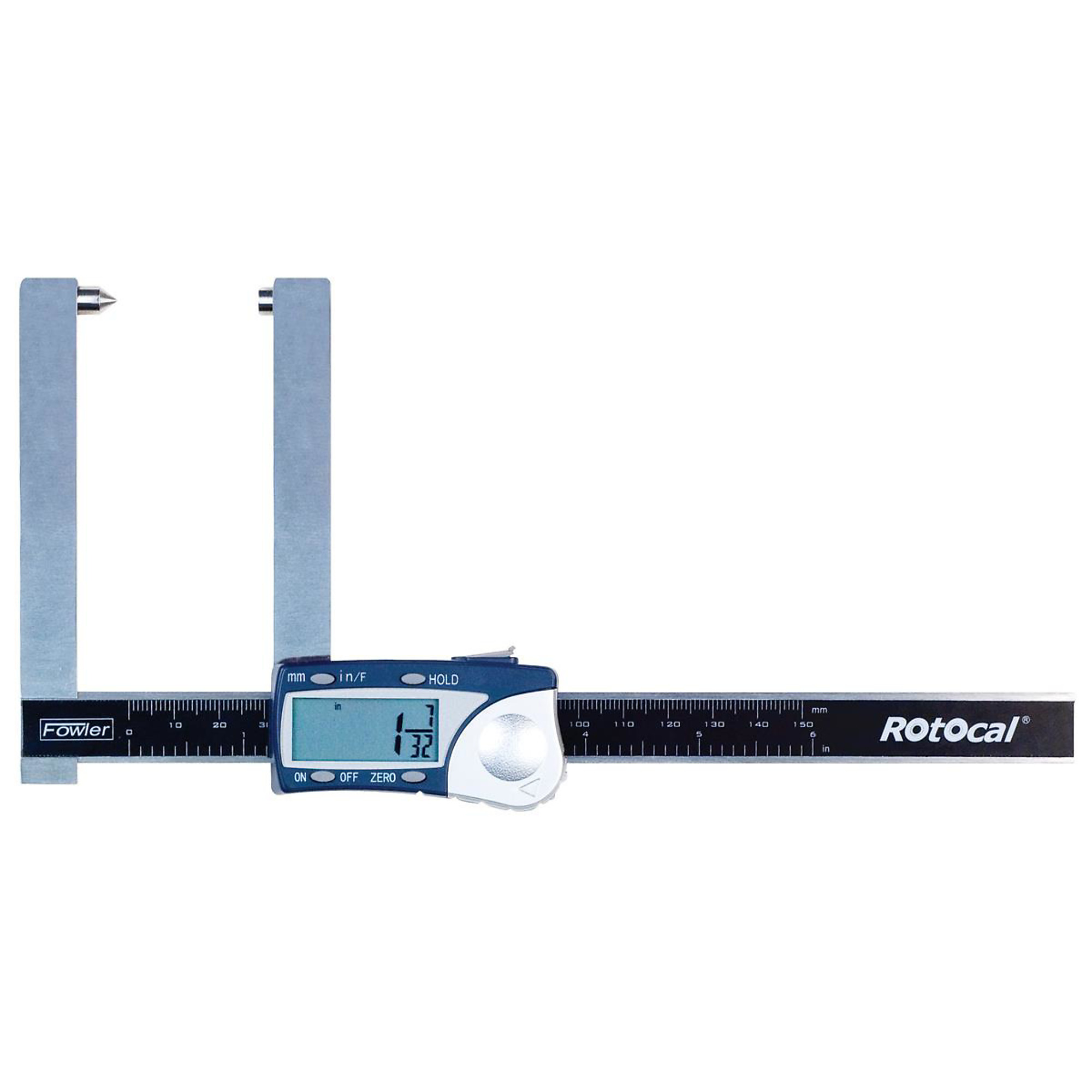 Fowler Rotocal Electronic Rotor Gage — 5.5in./140mm Range, IP54 Water Resistant, Model# FOW74-150-006